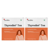 andMe Thyroid Tea for Hypothyroidism- Restore healthy T3, T4 levels, Manages Weight, stress and sleep, Green Tea and Multivitamins (Thyroid Tea, Pack of 2, 60 Tea Bags, 150 gms)